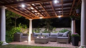 lighting installation backyard space
