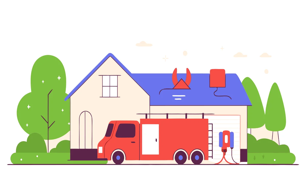 Residential electrician helping a Port Saint Lucie homeowner