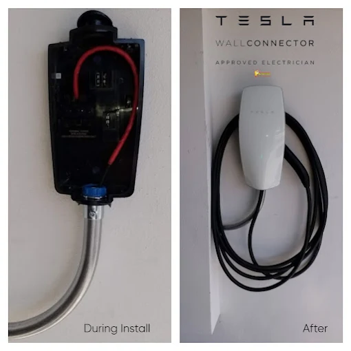 EV charger installation