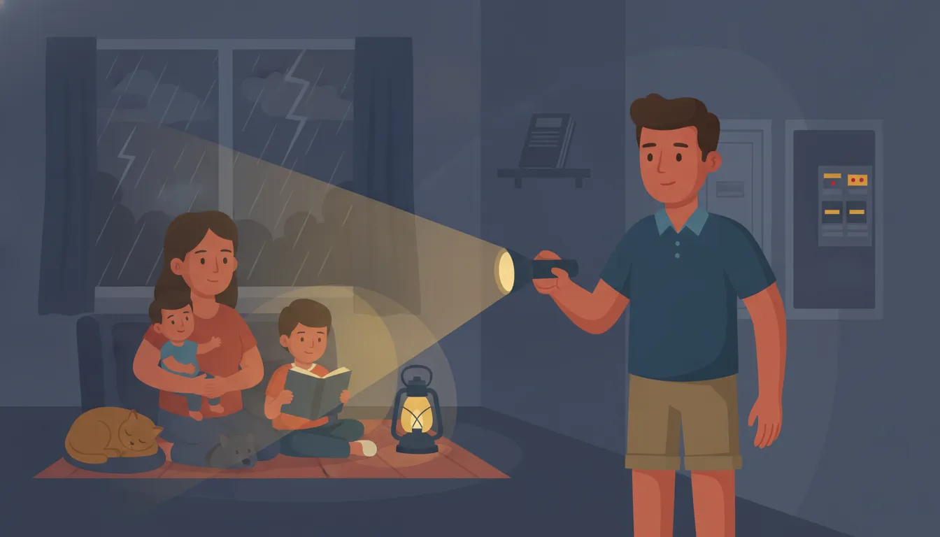 What to do in a power outage after electrical service returns to a Florida home