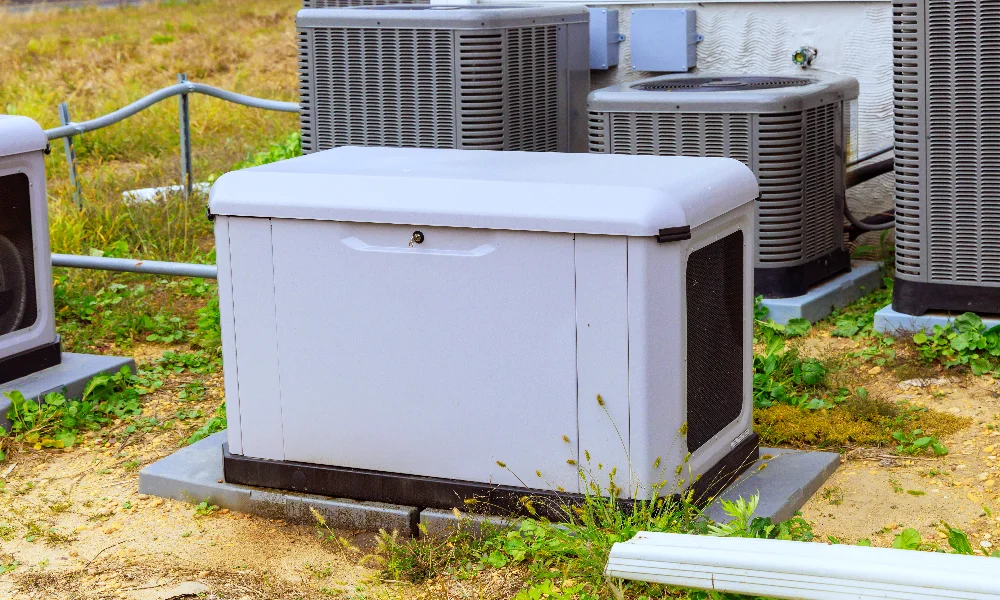 how close can a generator be to a house